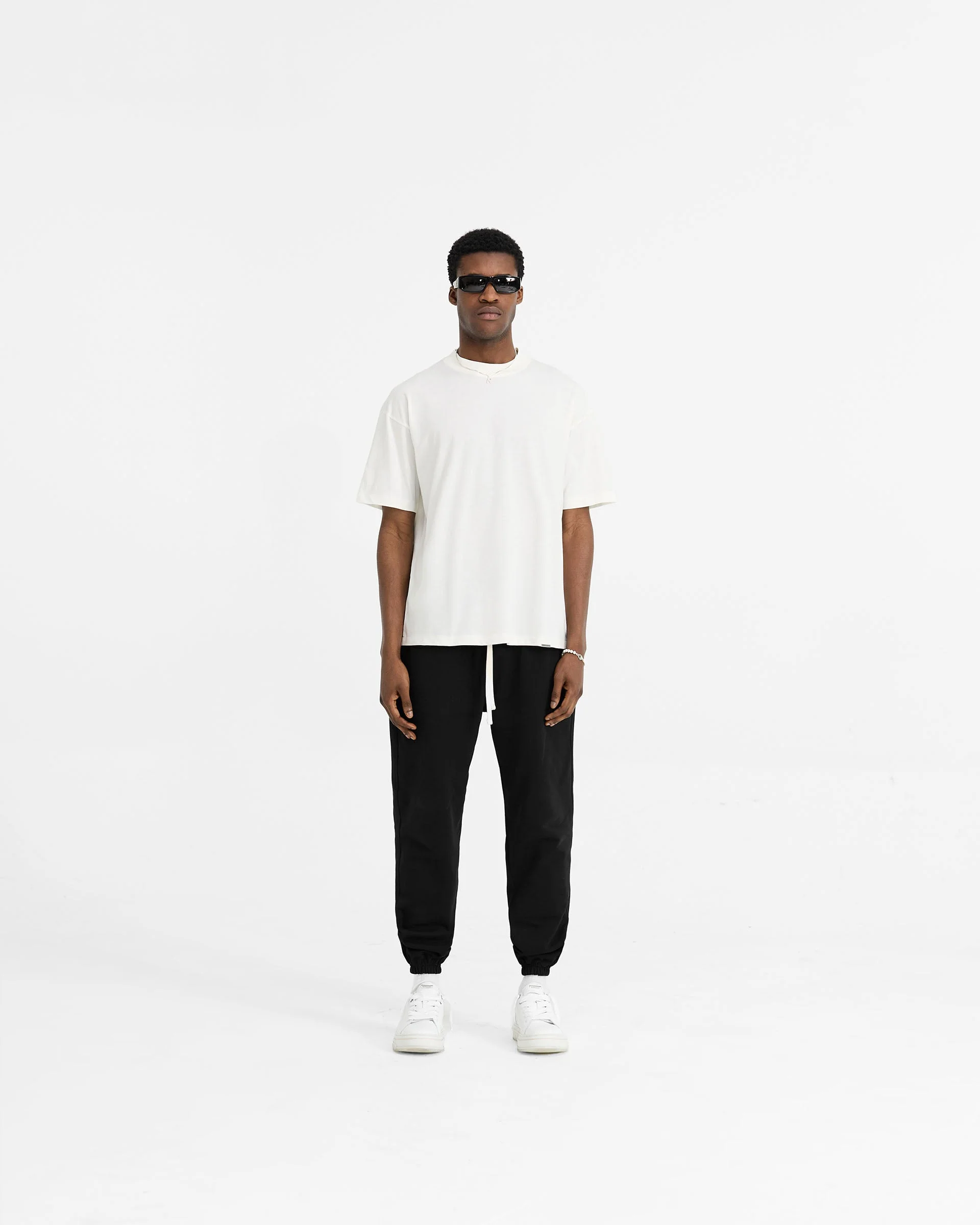 Initial Oversized T-Shirt - Flat White - Image 5